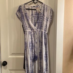Women Beach dress Size XS Blue Island